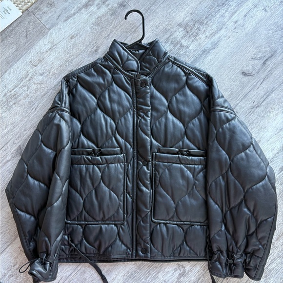 Zara faux leather jacket - Picture 1 of 5